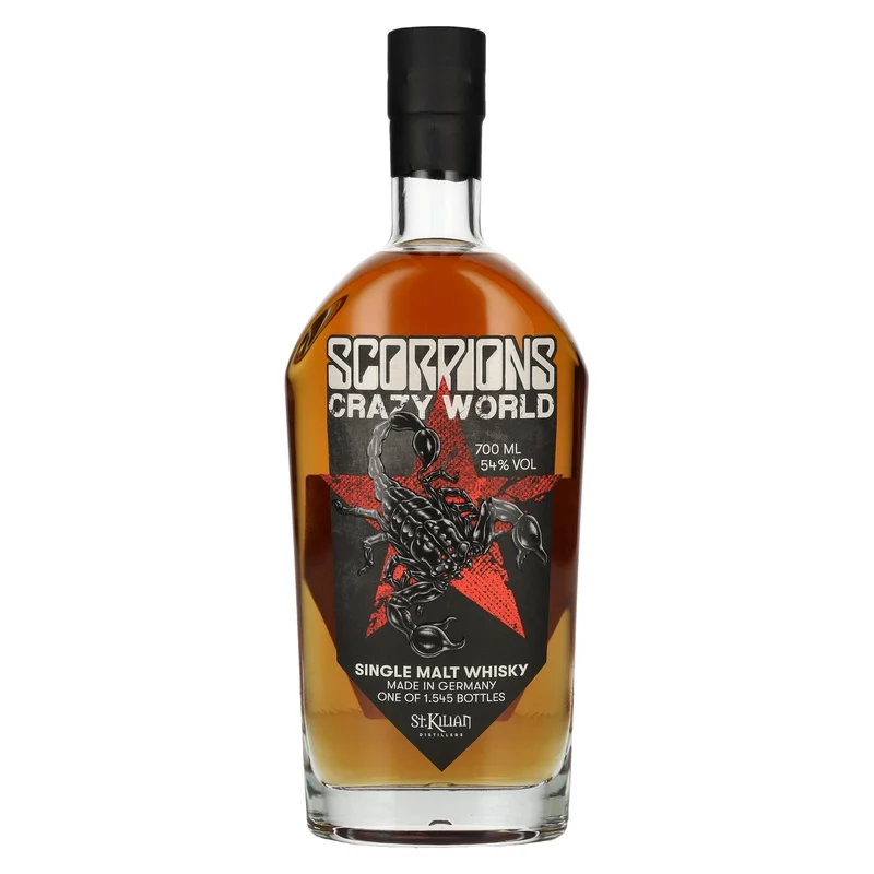 St. Kilian SCORPIONS CRAZY WORLD Single Malt Whisky 54% Vol. 0,7l