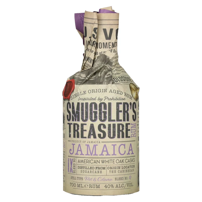 Smuggler's Treasure JAMAICA Single Origin Aged Rum 40% Vol. 0,7l