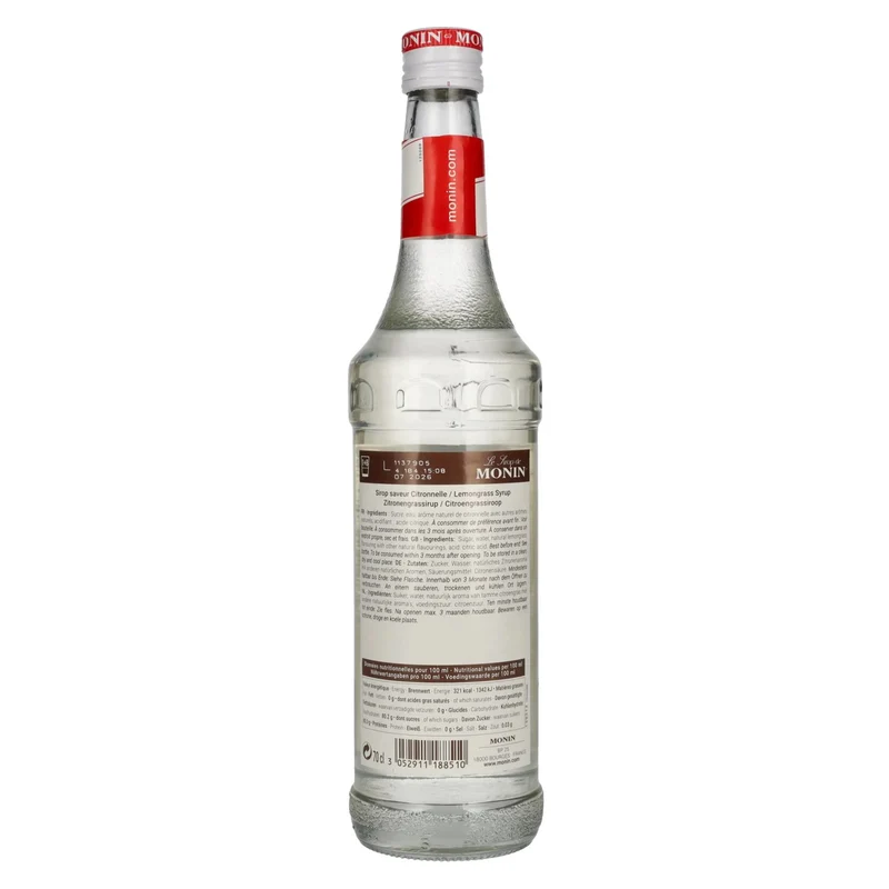 Le Sirop de Monin ZITRONENGRAS 0,7l