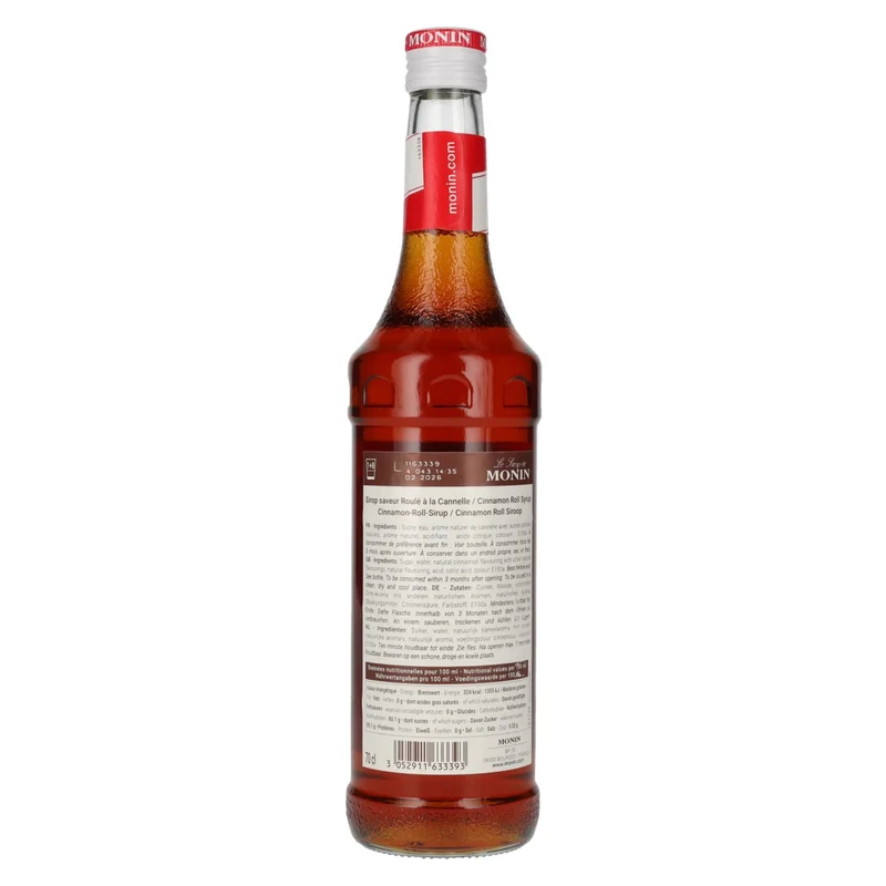 Le Sirop de Monin ZIMTSCHNECKE 0,7l