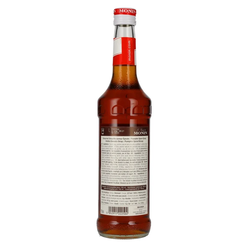Le Sirop de Monin WÜRZIGER KÜRBIS 0,7l