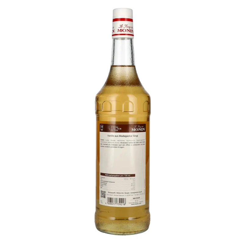 Le Sirop de Monin VANILLE Madagaskar 1l
