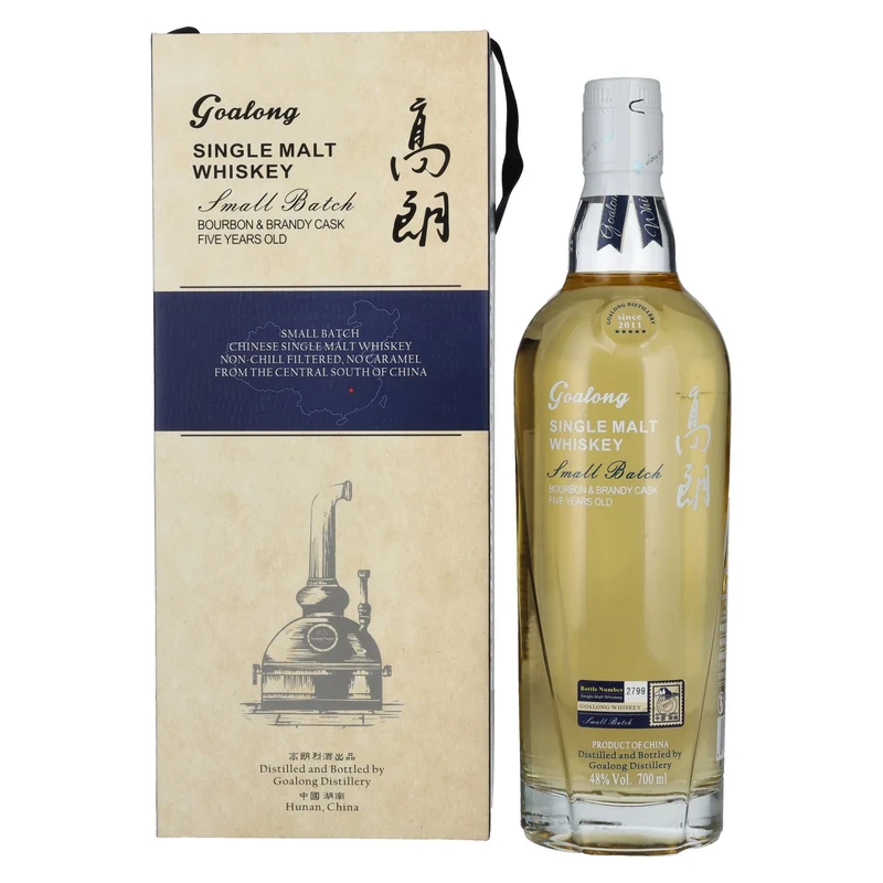 GOALONG 5 Years Old FIVE CASKS Small Batch Whisky 48% Vol. 0,7l in Geschenkbox