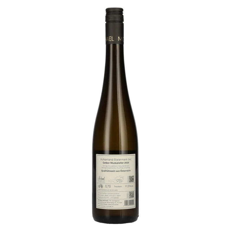 MICHAEL Gelber Muskateller Vulkanland Steiermark DAC 2025 11,5% Vol. 0,75l