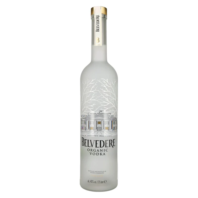 Belvedere Organic Vodka 40% Vol. 1,75l + LED Lichtsticker