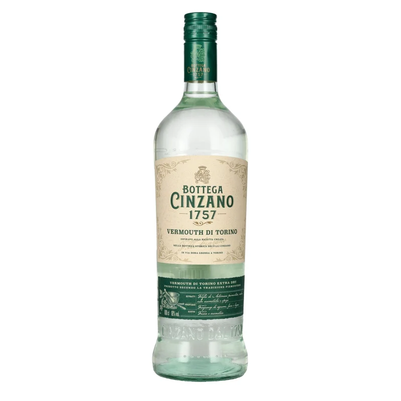 Bottega Cinzano 1757 Vermouth di Torino EXTRA DRY 18% Vol. 1l