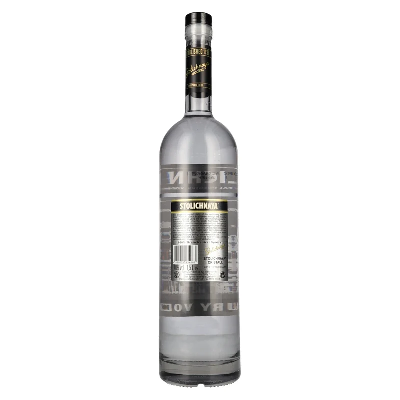 Stolichnaya Premium Vodka FKP Cristall 40% Vol. 1,5l