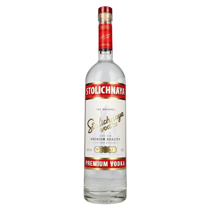 Stolichnaya Premium Vodka FKP 40% Vol. 1,5l