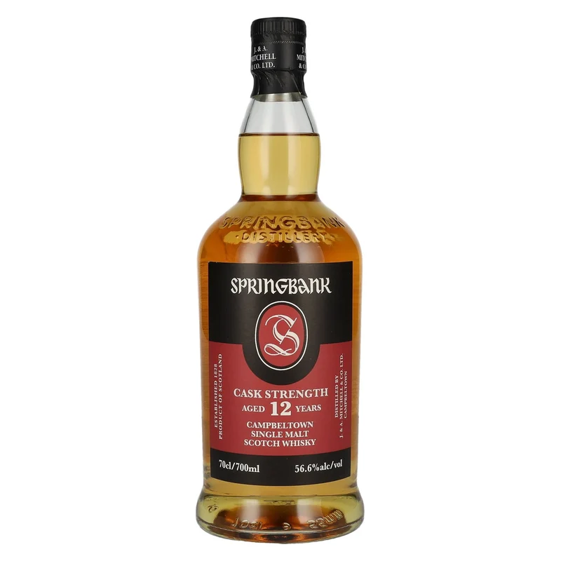 Springbank 12 Years Old CASK STRENGTH Campbeltown Single Malt Scotch Whisky 56,6% Vol. 0,7l
