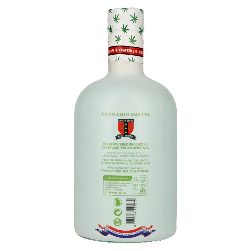 Cannabis Sativa Fibre Hemp Flavoured Vodka 37,5% Vol. 0,7l