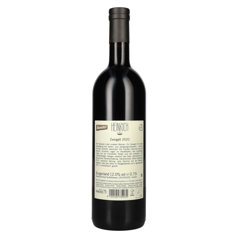 Heinrich Zweigelt 2020 12% Vol. 0,75l