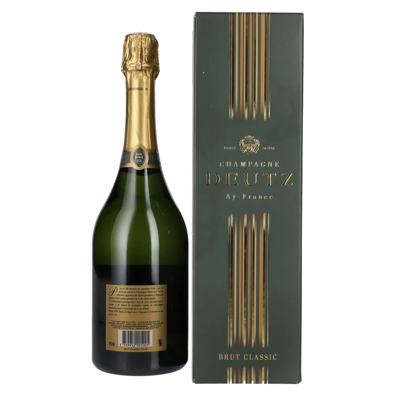 Deutz Champagne Classic Brut 12% Vol. 0,75l in Geschenkbox