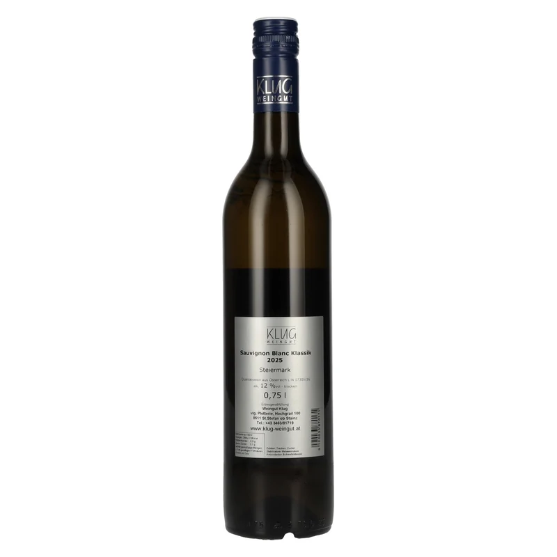 Weingut Klug Sauvignon Blanc Klassik Steiermark 2025 12% Vol. 0,75l