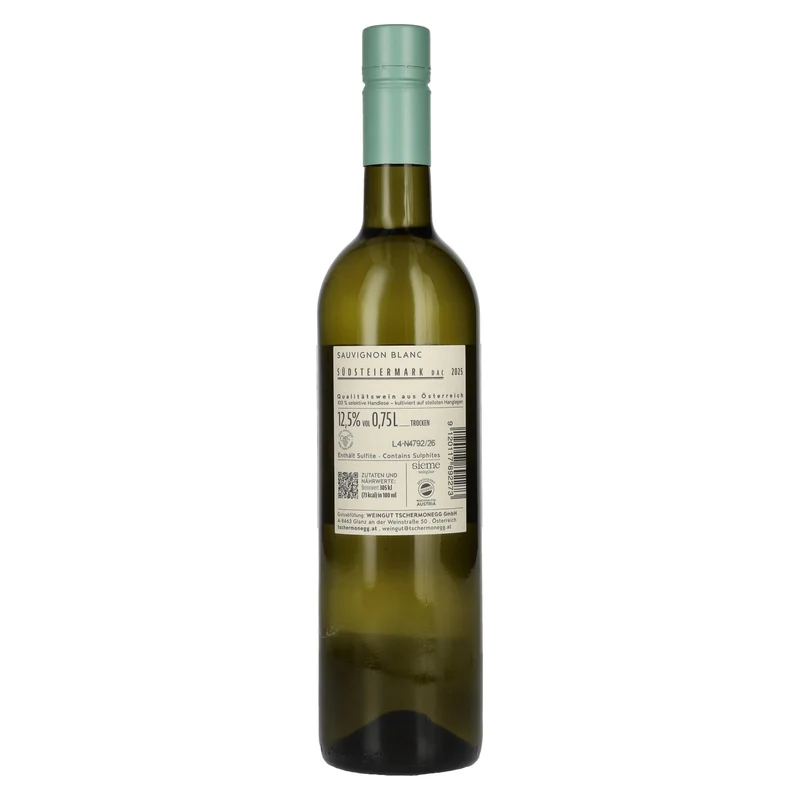 Tschermonegg Sauvignon Blanc Südsteiermark DAC 2025 12,5% Vol. 0,75l