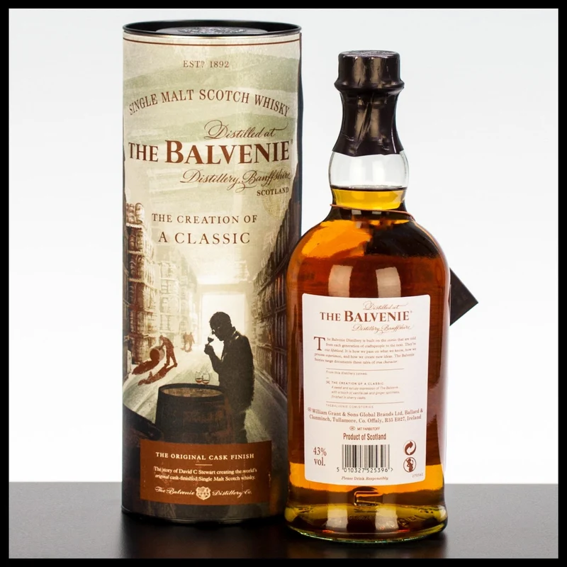 The Balvenie The Creation of a Classic Whisky 0,7L - 43% Vol.