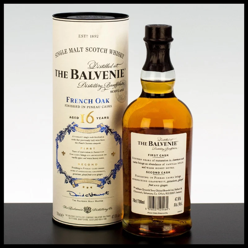 The Balvenie 16 YO French Oak Whisky 0,7L - 47,6% Vol.