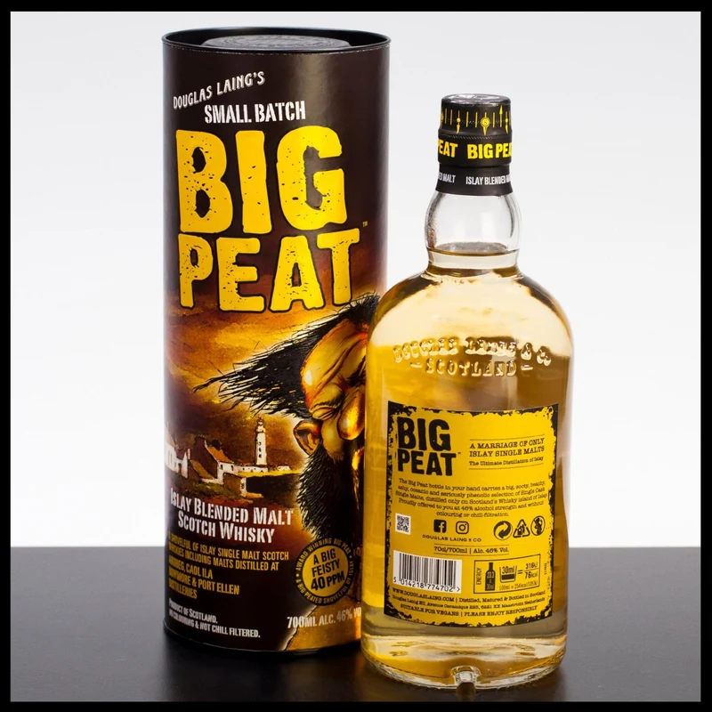 Big Peat Islay Blended Malt Whisky 0,7L - 46% Vol.