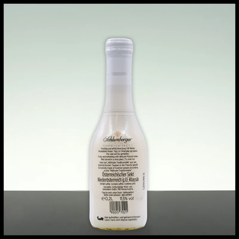 Schlumberger White Ice Secco 0,2L - 11,5% Vol.