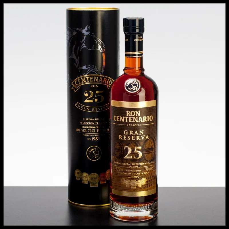 Ron Centenario Gran Reserva 25 YO Rum 0,7L - 40% Vol.