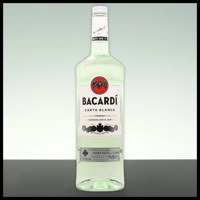 Bacardi Carta Blanca Superior White Rum 3L - 37,5% Vol.