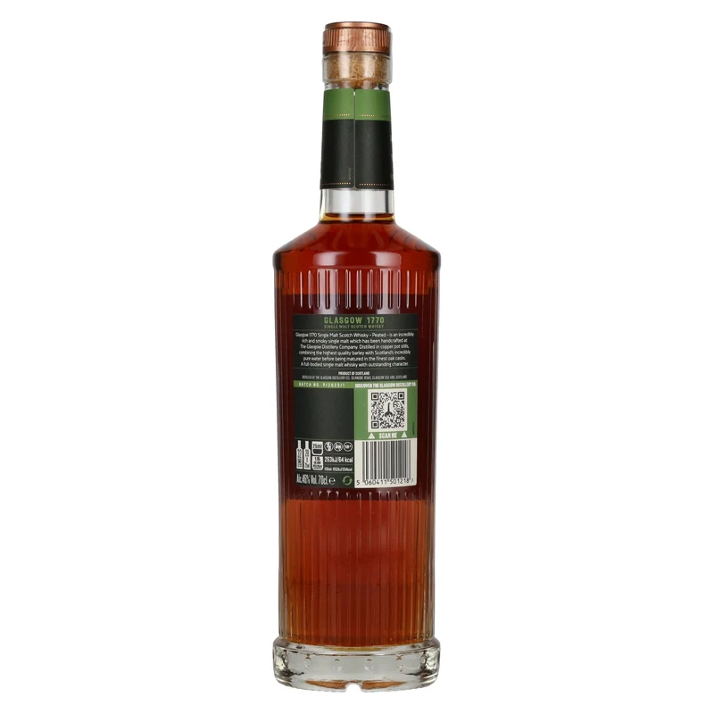 Glasgow 1770 PEATED Single Malt Rich & Smoky 46% Vol. 0,7l