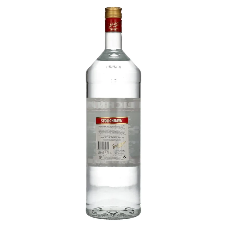 Stolichnaya Premium Vodka FKP 40% Vol. 3l