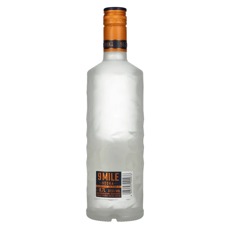 9 Mile Vodka 37,5% Vol. 0,7l + LED Lichtsticker