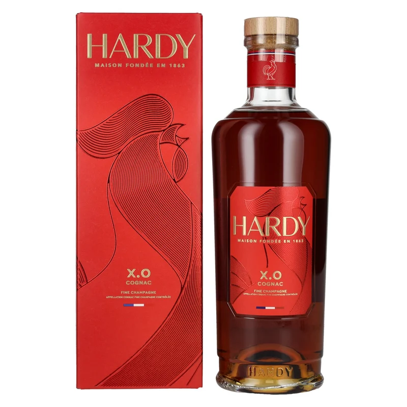 Hardy XO Fine Champagne Cognac 40% Vol. 0,7l in Geschenkbox