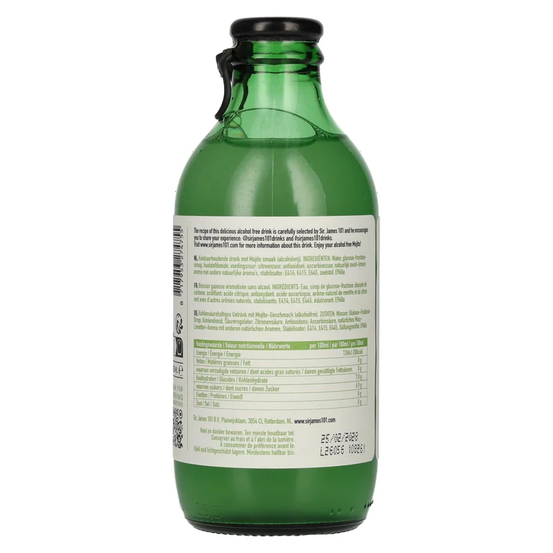 Sir. James 101 MOJITO Mocktail alcohol free 12x0,25l
