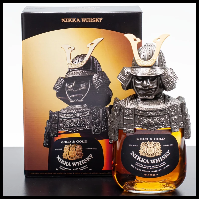 Nikka Whisky Gold & Gold Samurai Whisky 0,75L - 43% Vol.