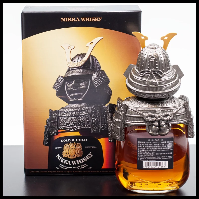 Nikka Whisky Gold & Gold Samurai Whisky 0,75L - 43% Vol.