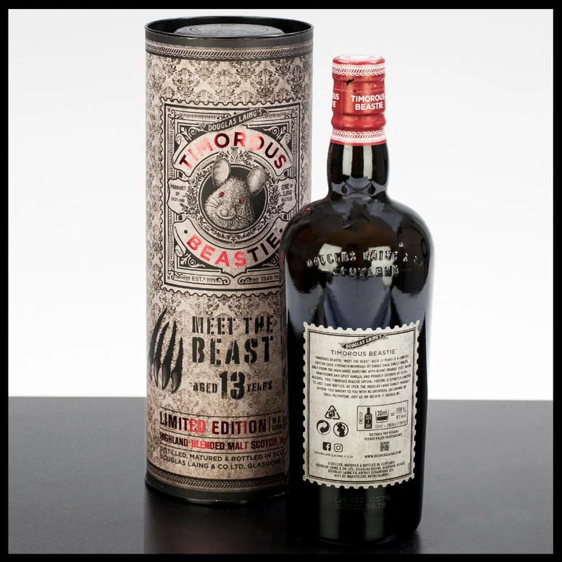 Timorous Beastie 13 YO Meet the Beast Limited Edition Whisky 0,7L - 52,5% Vol.