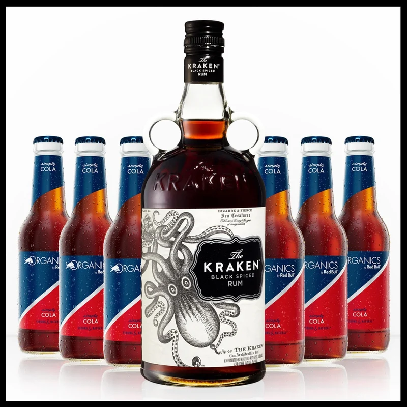 The Kraken Cola Paket mit Organics by Red Bull
