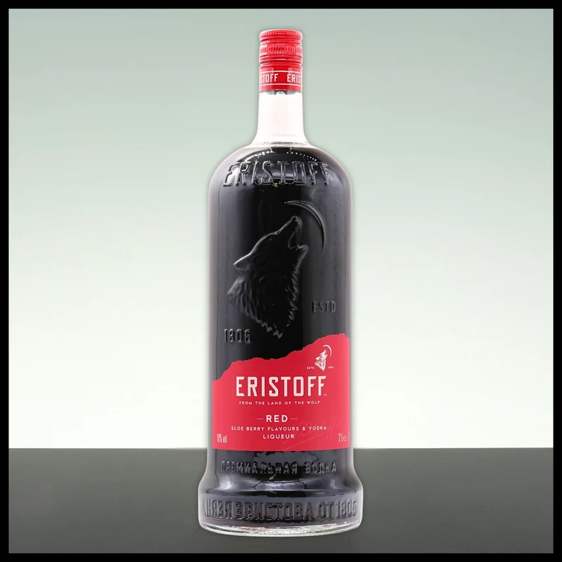 Eristoff Red Sloeberry Flavoured Vodka 2L - 18% Vol.