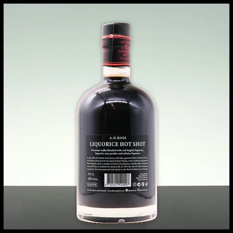 A.H. Riise Pharmacy Liquorice Shot HOT 0,7L - 18% Vol.