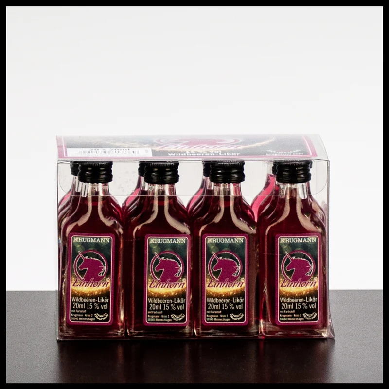Einhorn Wildbeeren-Likör 20x 0,02L - 15% Vol.