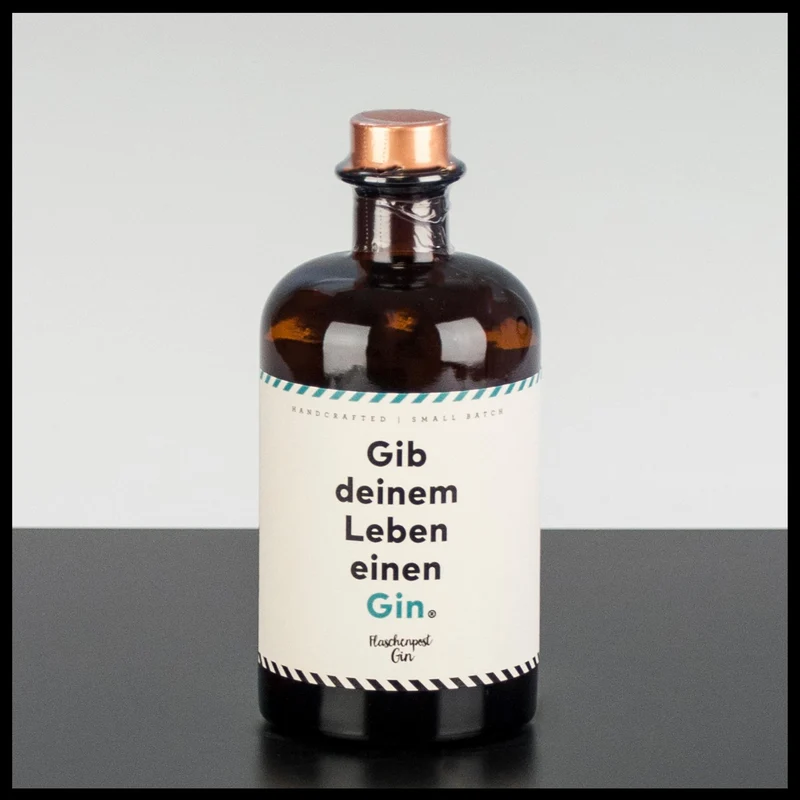 Flaschenpost Gin “Gib deinem Leben einen Gin” 0,5L - 41% Vol.