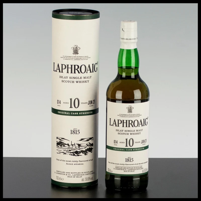 Laphroaig 10 YO Cask Strength 2021 Batch 14 0,7L - 58,6% Vol.