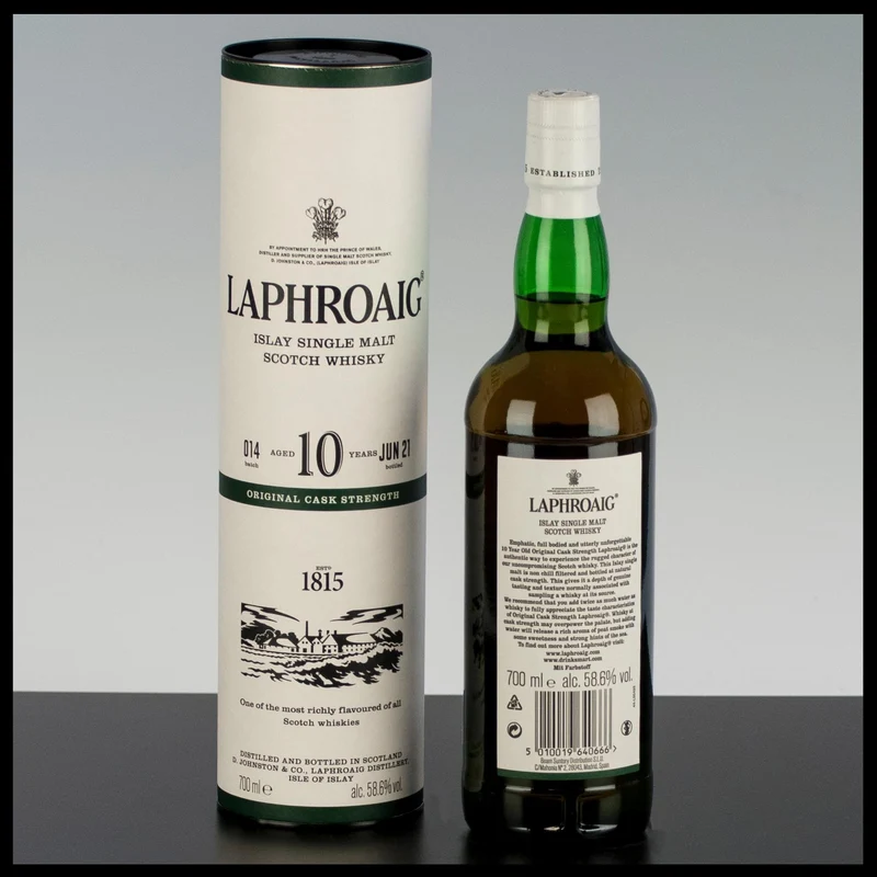 Laphroaig 10 YO Cask Strength 2021 Batch 14 0,7L - 58,6% Vol.