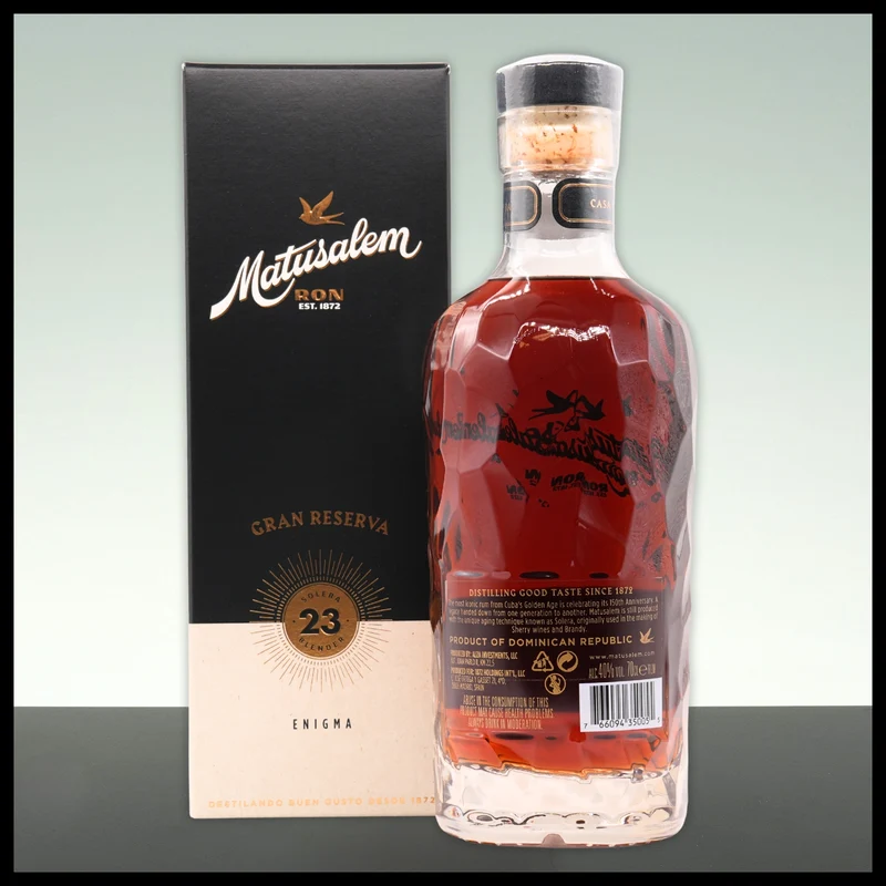 Ron Matusalem 23 YO Solera Gran Reserva Rum 0,7L - 40% Vol.