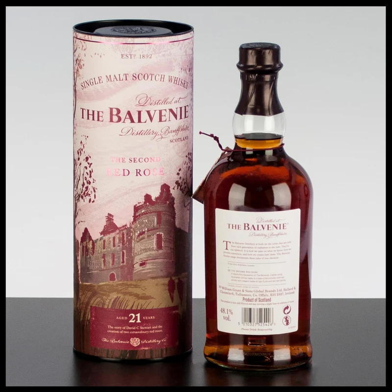 The Balvenie Stories 21 YO The Second Red Rose 0,7L - 48,1% Vol.