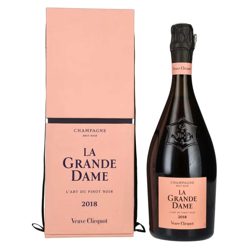 Veuve Clicquot Champagne LA GRANDE DAME Brut ROSÉ 2018 12,5% Vol. 0,75l in Geschenkbox