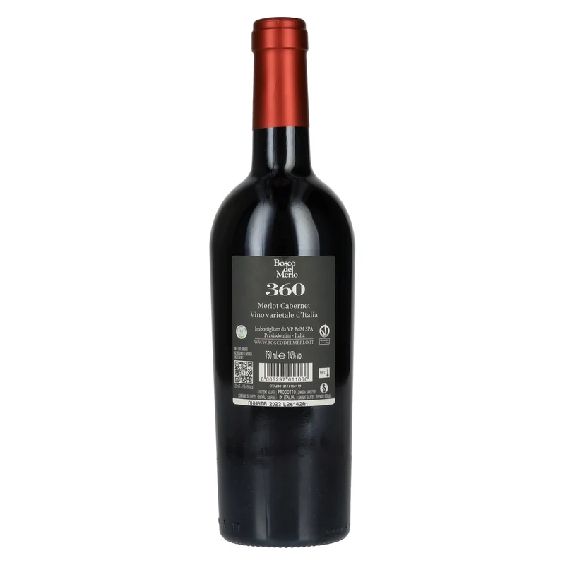 Bosco del Merlo 360 Ruber Capite Merlot Cabernet 2023 14% Vol. 0,75l
