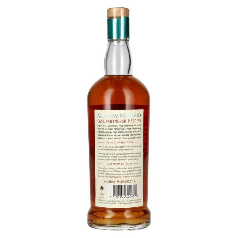 Murray McDavid PARTNERSHIP SERIES 8 Years Old GLEN MORAY PX Sherry Cask 2017 55,3% Vol. 0,7l