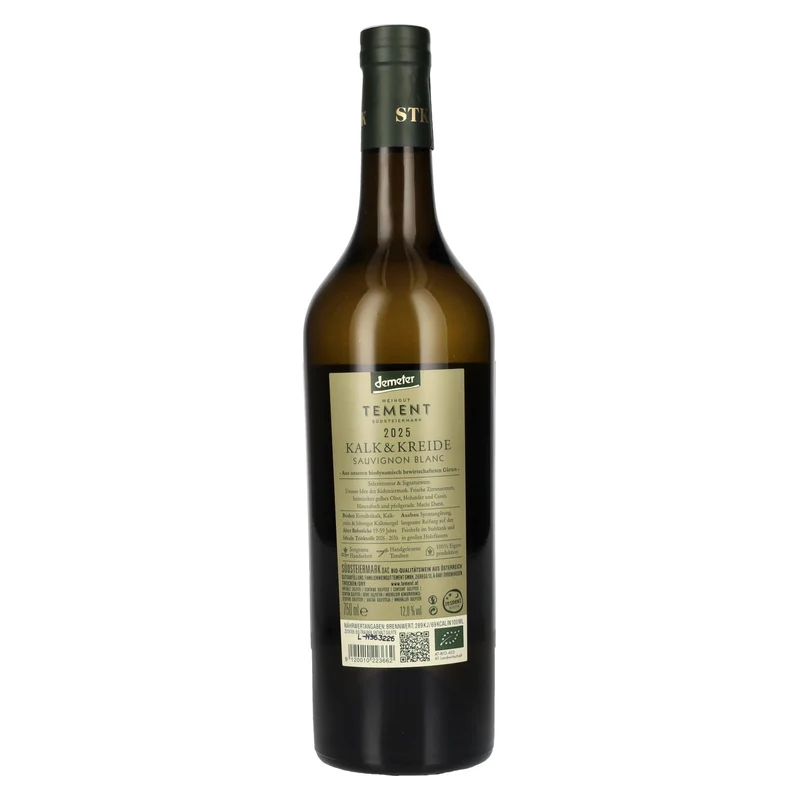 Tement Sauvignon Blanc Kalk & Kreide Südsteiermark DAC 2025 12% Vol. 0,75l