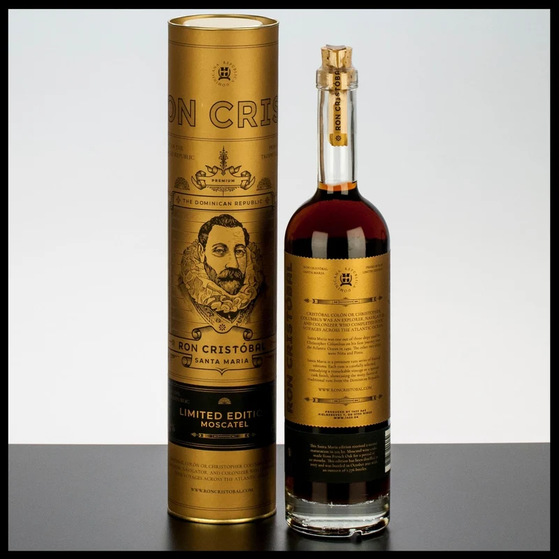 Ron Cristobal Moscatel Limited Edition Rum 0,7L - 44% Vol.