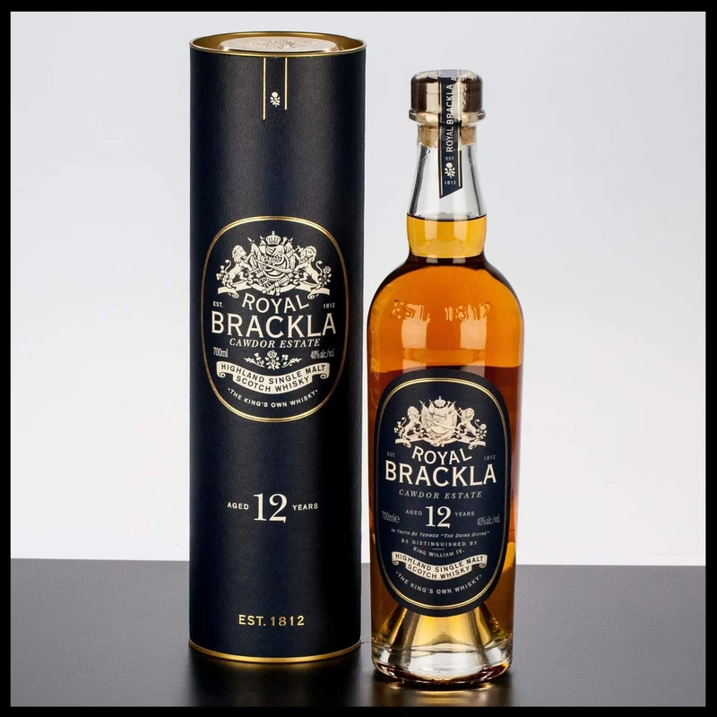 Royal Brackla 12 YO Highland Single Malt Whisky 0,7L - 40% Vol.
