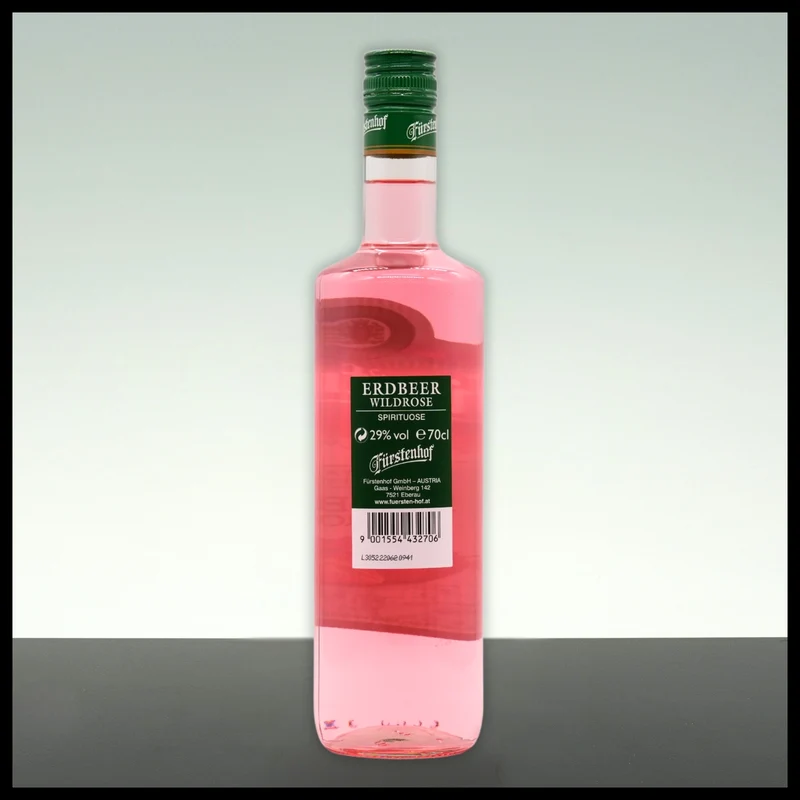 Fürstenhof Erdbeer-Wildrose Schnaps 0,7L - 29% Vol.