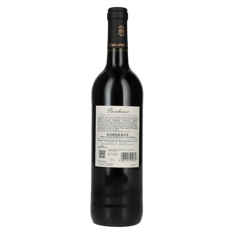 Baron Philippe de Rothschild Bordeaux Rouge 2024 12,5% Vol. 0,75l