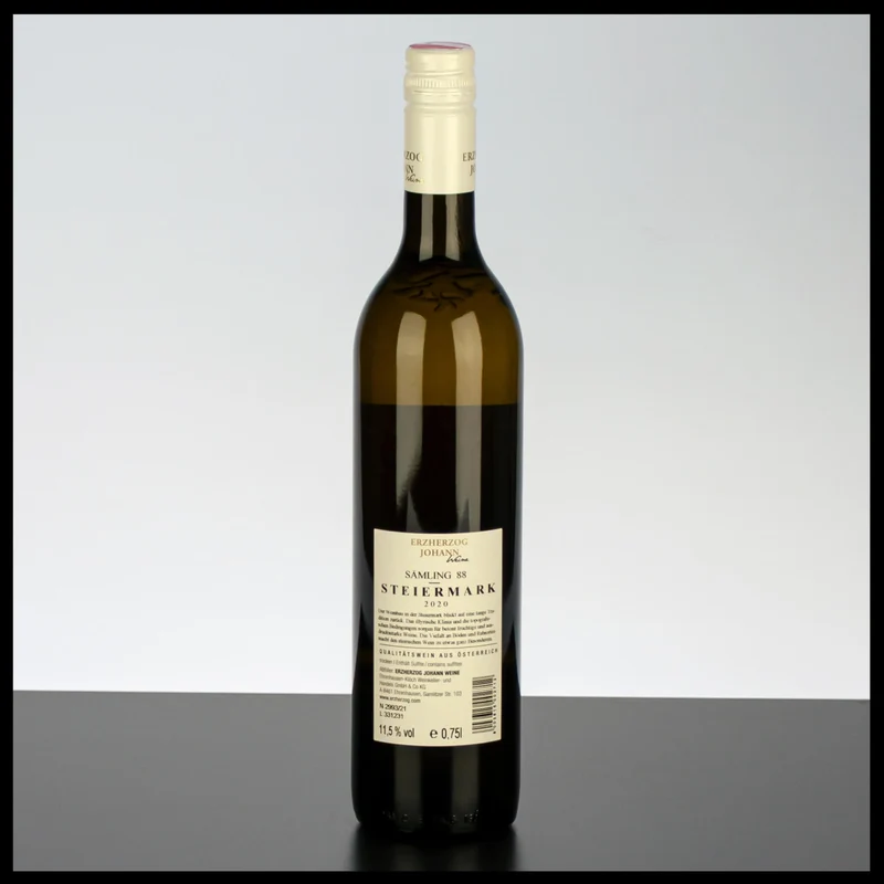 Erzherzog Johann Sämling 88 0,75L - 11,5% Vol.